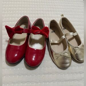 BUNDLE OF GIRLS SHOES - WEESTEP & H&M SIZE 11